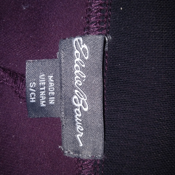 Eddie Bauer Leggings, Dark Purple/Plum, Small - Picture 2 of 3